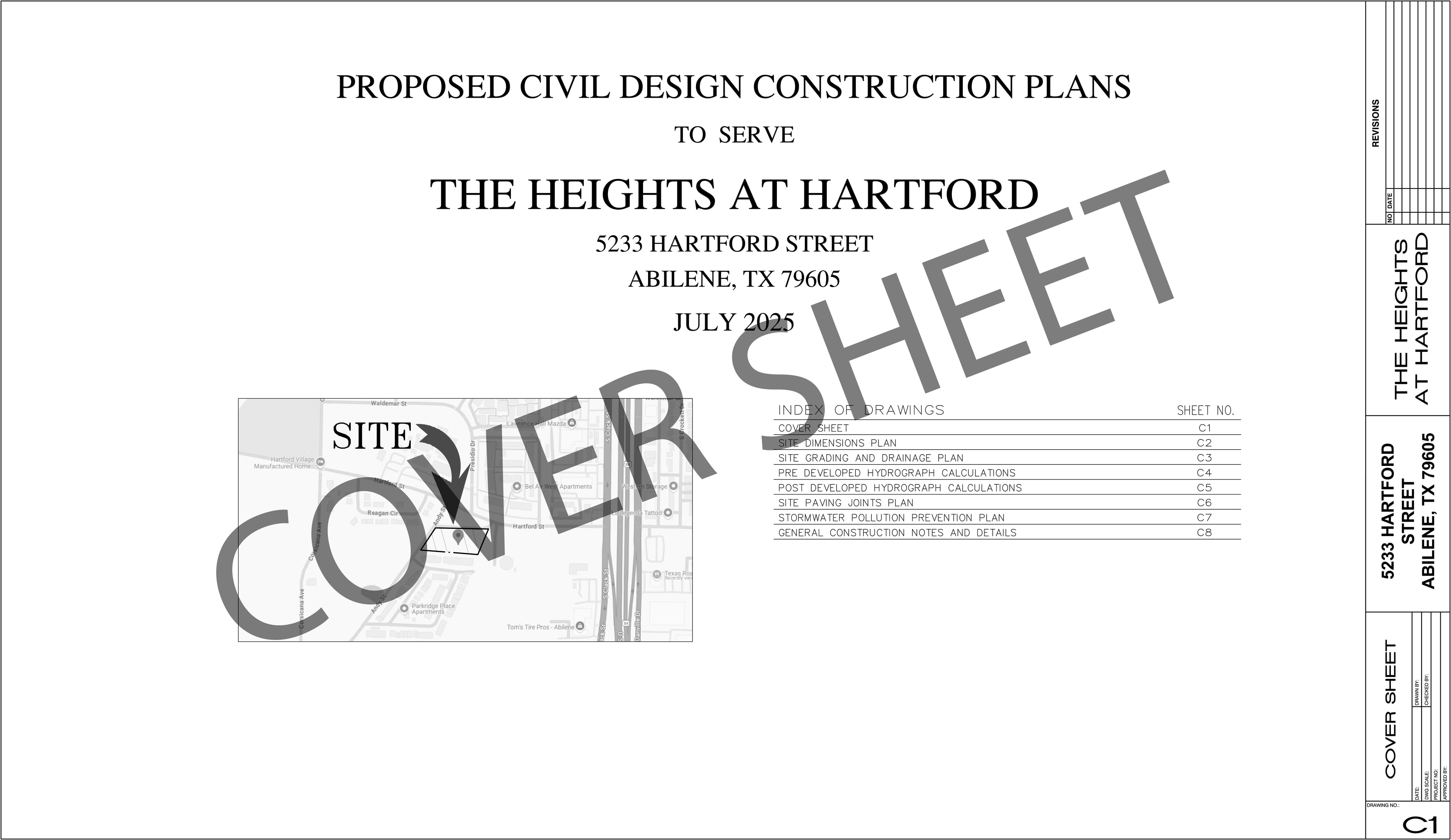 Civil Design for Multifamily Duplex